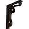 Ekena Millwork Orleans Wrought Iron Bracket, (Triple center brace), Antiqued Bronze 2"W x 10"D x 12"H BKTM02X10X12TOLABZ - alternate 1